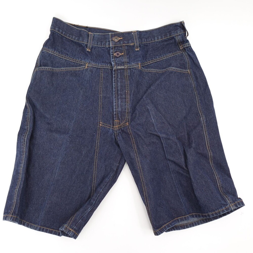 Marithe Francois Girbaud Shorts Mens 36 Blue Loose Fit Brand X-Short